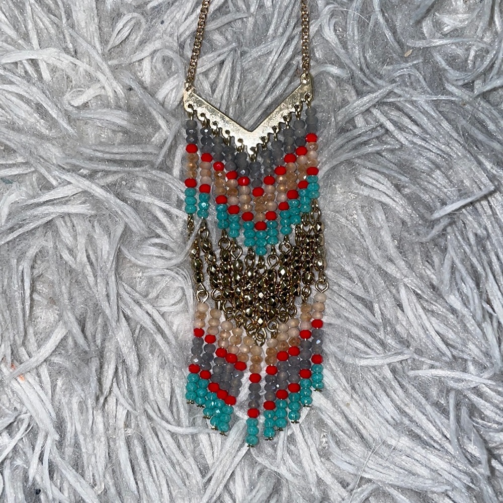 Gold Bead Necklace